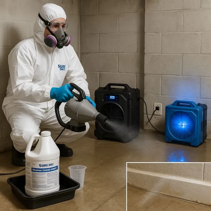 Sanitization and Odor Removal process in Ovilla, TX