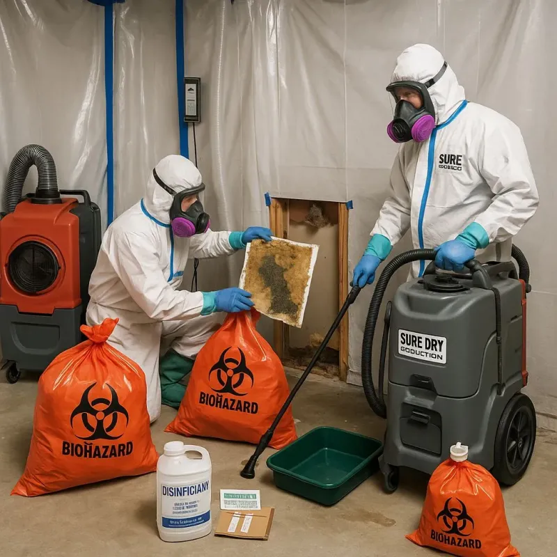 Contaminated Water Handling Protocols process in Ovilla, TX