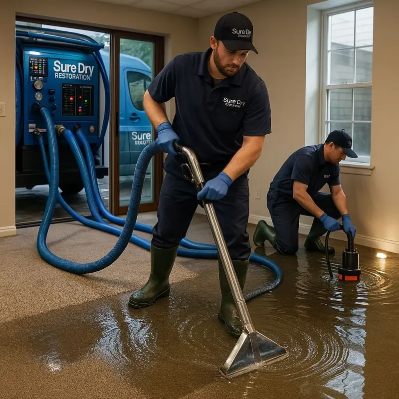 Water Extraction and Removal process in Ovilla, TX